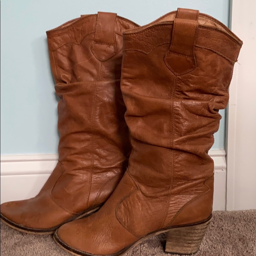 Steve Madden Slouch Cowboy Boots